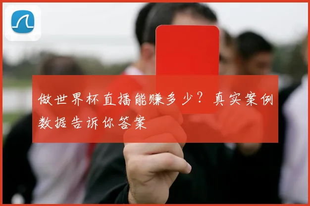 做世界杯直播能赚多少?真实案例数据告诉你答案